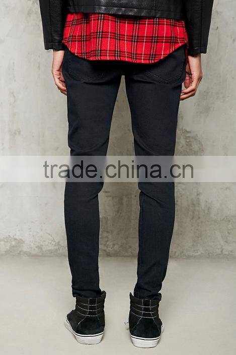 Men's Casual High Quality Jeans Trousers Straight Denim black Jeans