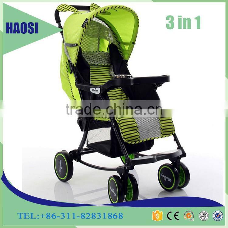 Baby Swing Bed Baby Carriage 3-in-1 Baby Stroller