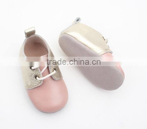 Cheap fashion wholesale genuine leather baby oxford shoes