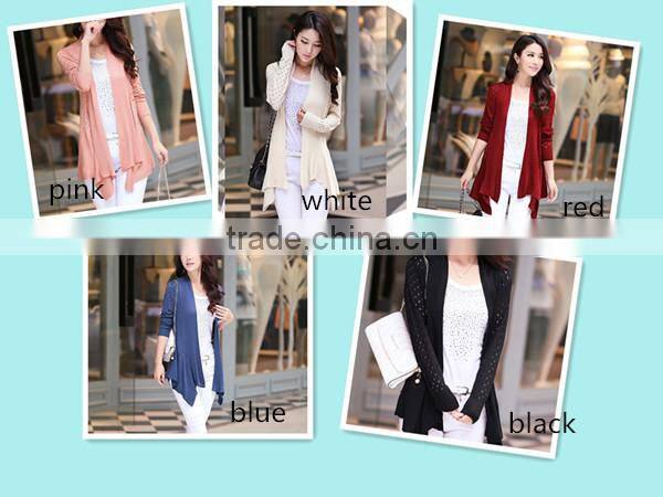 Spring and autumn new style casual slim women shawl cardigan ,cardigan sweater,knit cardigan