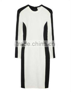New Arrival Slim Block Bodycon Dress 3033