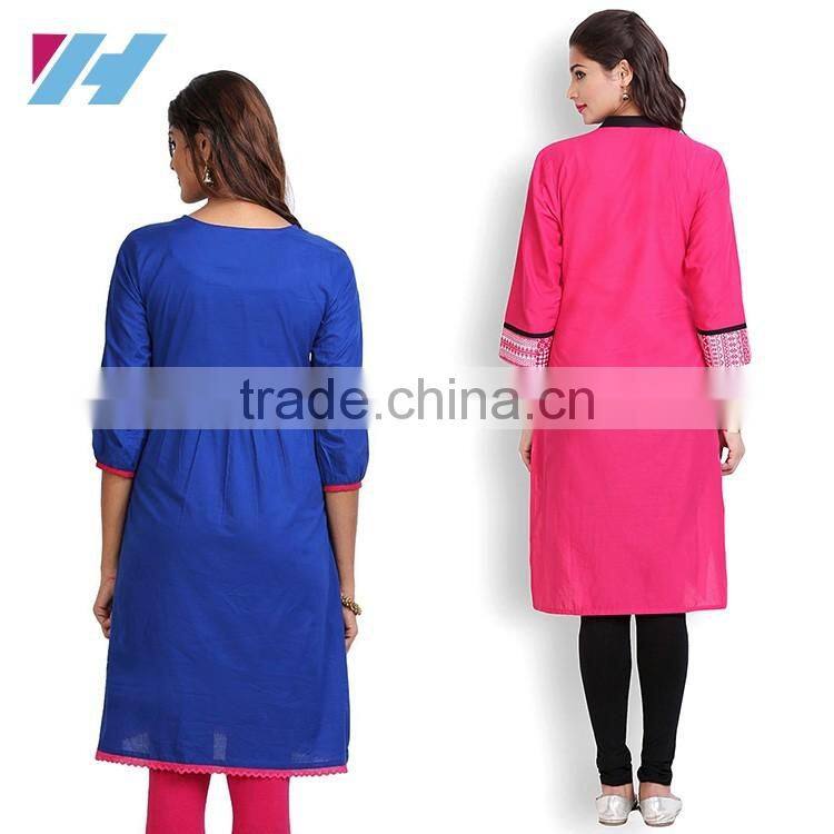Ladies New Fashion Apparel Fancy Long Kurta Design