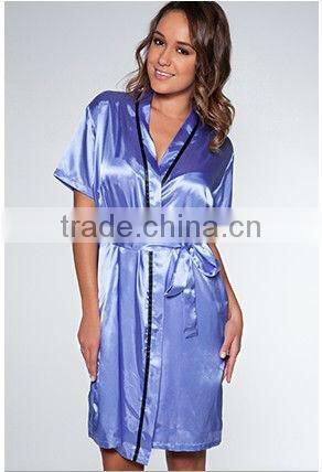 sexy ladies polka dot sleep robe sexy sleepwear 2013 new design long gown nightwear dress robe ladies night dresses sleepwear