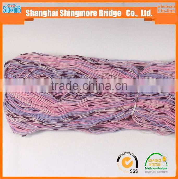 China knitting yarn gold supplier hot wholesale 2016 new fashion DIY wool sock yarn for knitting