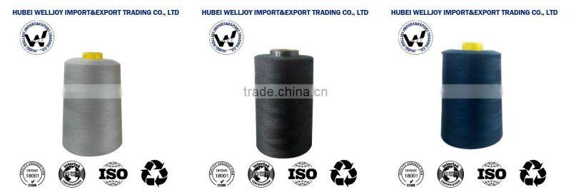 High tenacity 100% spun polyester sewing thread