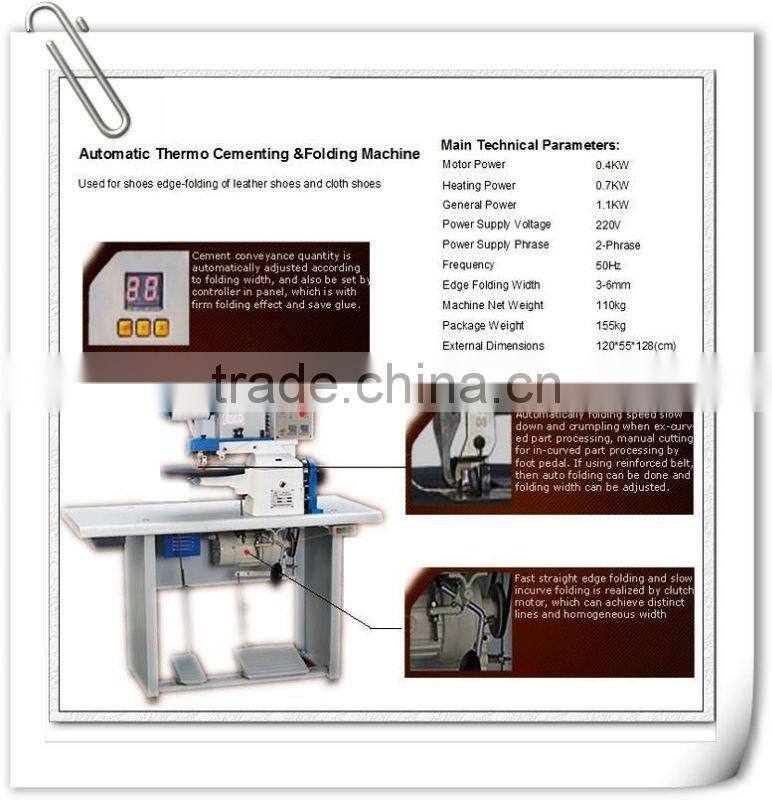 Automatic Thermo Cementing &Folding Machine