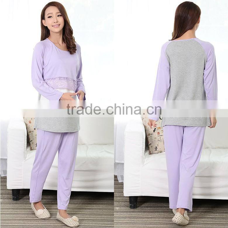 custom-made cotton soft wholesale pajamas night shirts