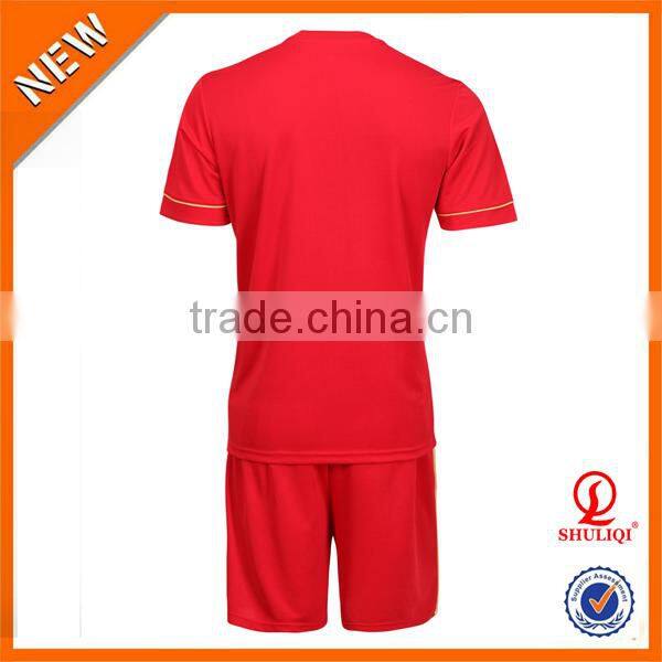 wholesale men sport wear, custom blank soccer jersey H-677
