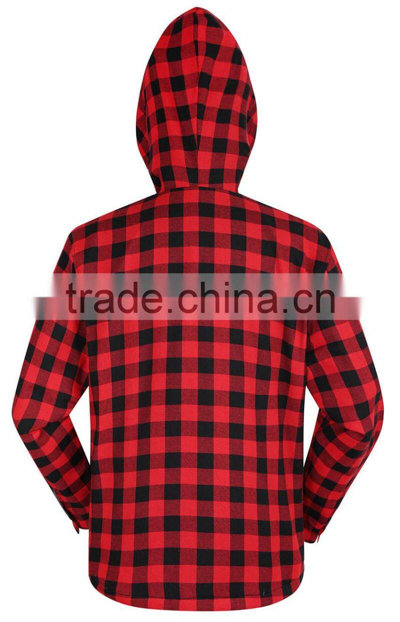 Winter and Autumn fashion new style 100%cotton long sleeve mens plaid shirt