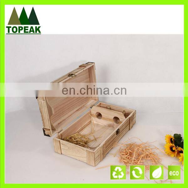 New product 2016 2 bottles wine wooden box