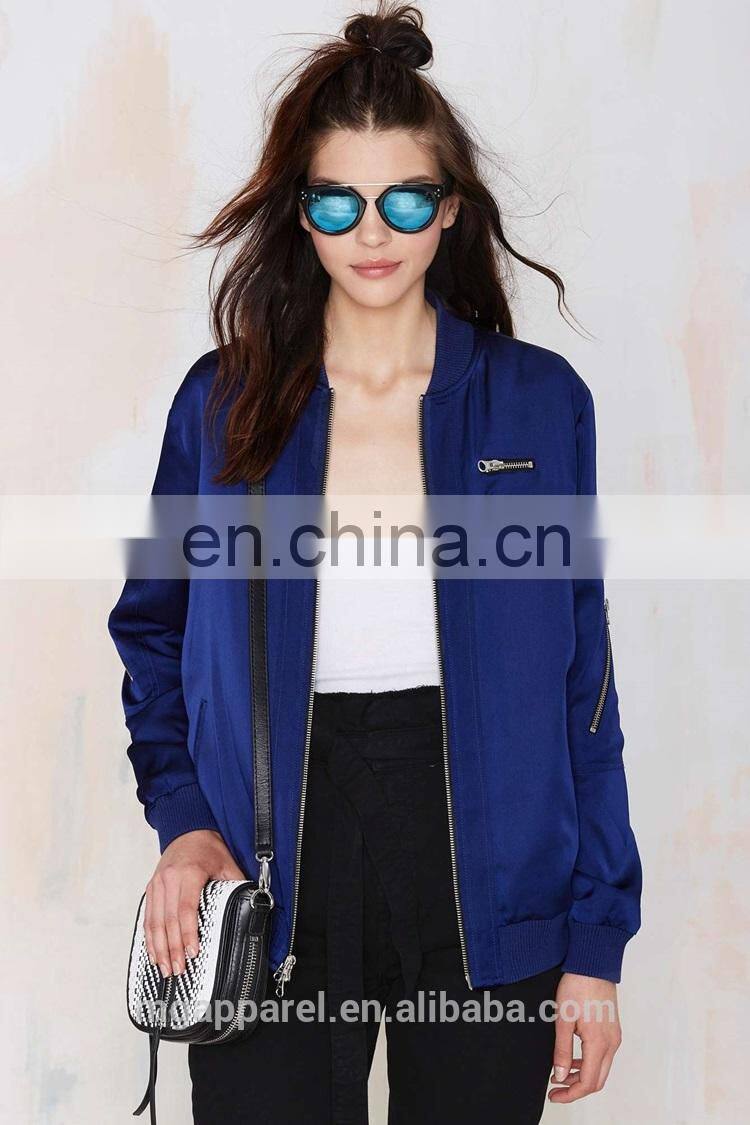latest fashion woman jacket custom bomber jacket for women wholesale
