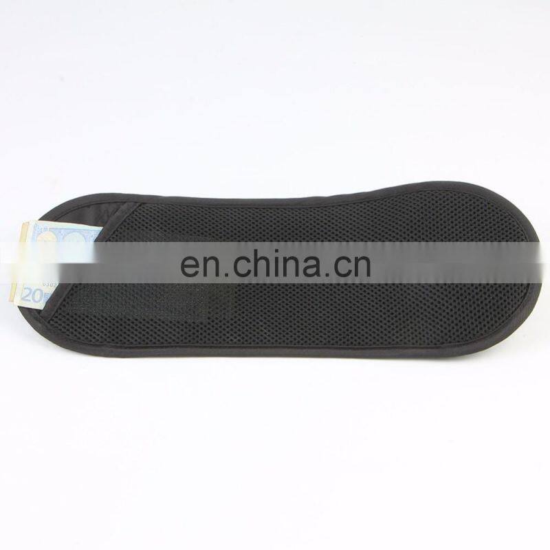 Black Color Smaller Ripstop Nylon Rfid Blocking Women Money Belt