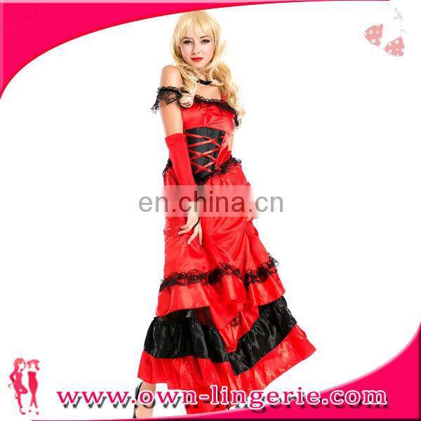 Top Quality Make Adult Performance Costume red wedding costumes party adult professional costumes