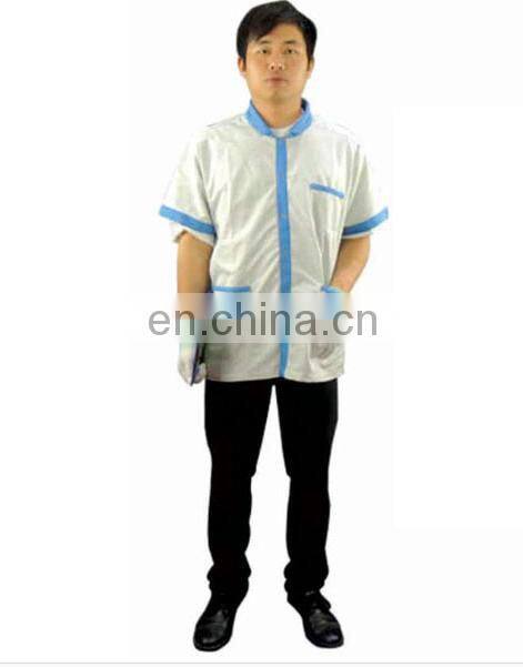 ESD Diamond Fabric Short Sleeve Smock