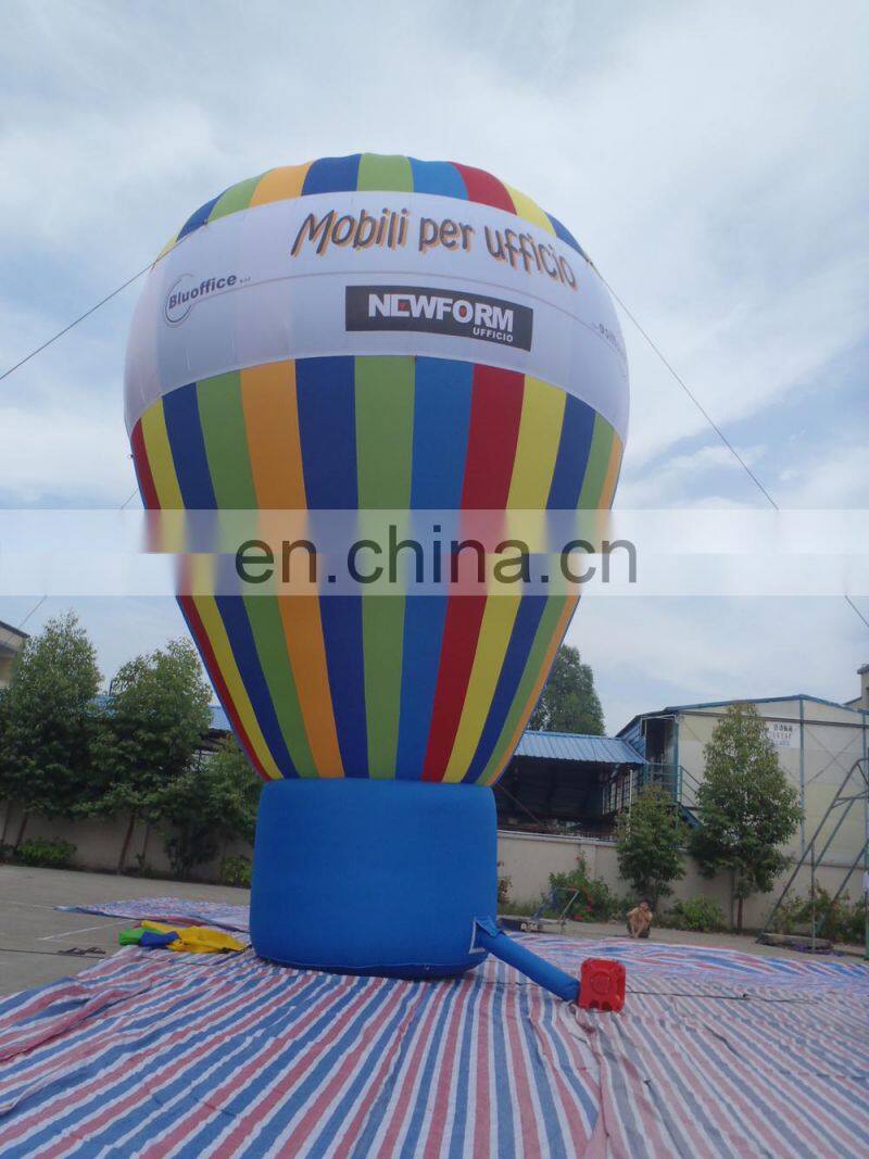 giant stitched inflatable balloon models, rainbow color inflatable balloon models for advertising