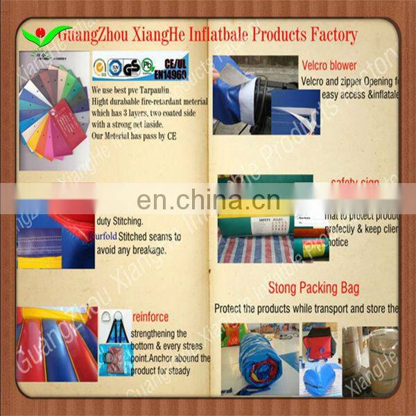 Inflatable climbing wall with obstacle course