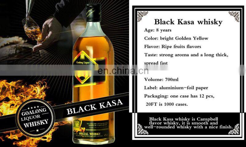 Goalong supply label whisky with good price and FDA certificates