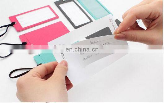 Low price wholesale luggage tags with you LOGO