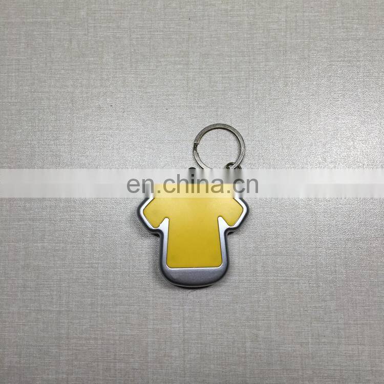 2017 NEW product LED fashion T-skirt shape Keychain