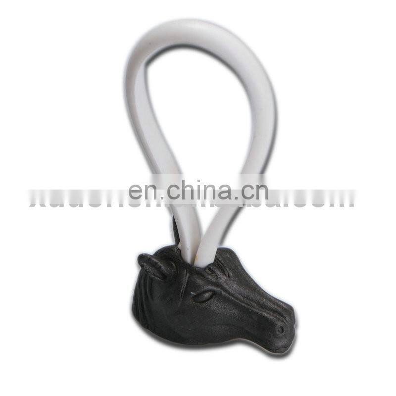 Lovely animal head shaped silicone keychain