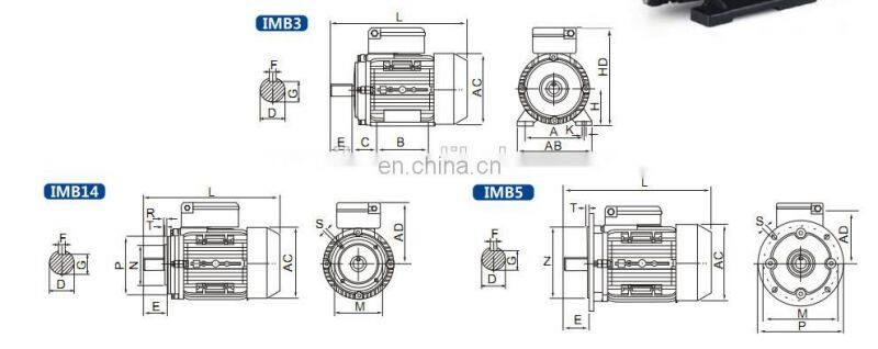MY series high torque low rpm electric motors