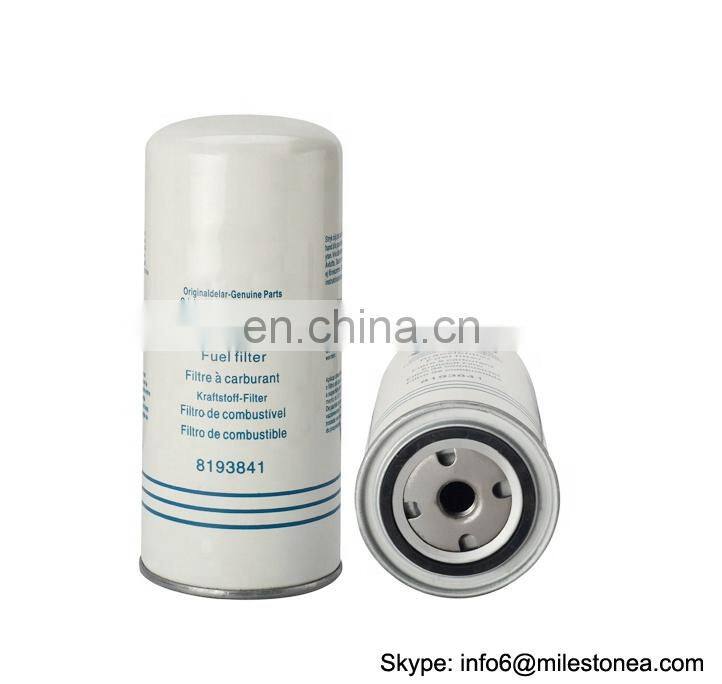 Diesel engine parts fuel filter 8193841 used for truck