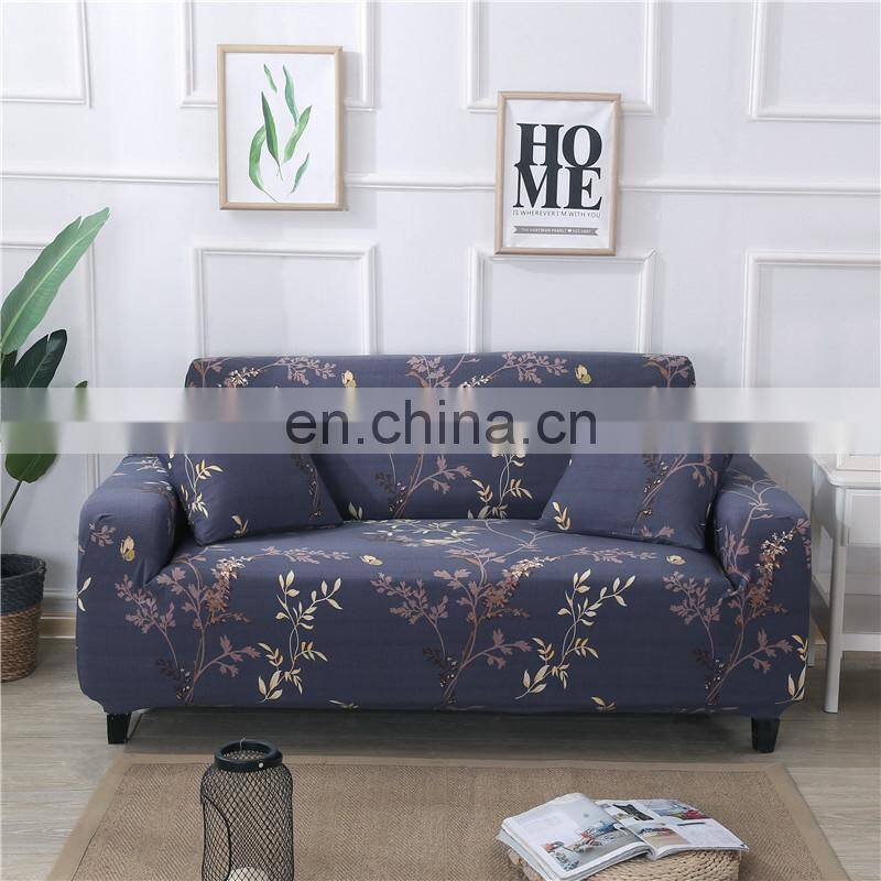 Custom pattern digital printed loveseat Sofa Cover spandex sofa slipcover