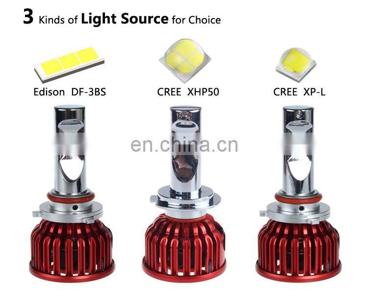 High Power HB3 9005 HB4 9006 80W 8000LM XHP50 LED Headlight Kit Beam Bulb 6000K White depo auto lamp