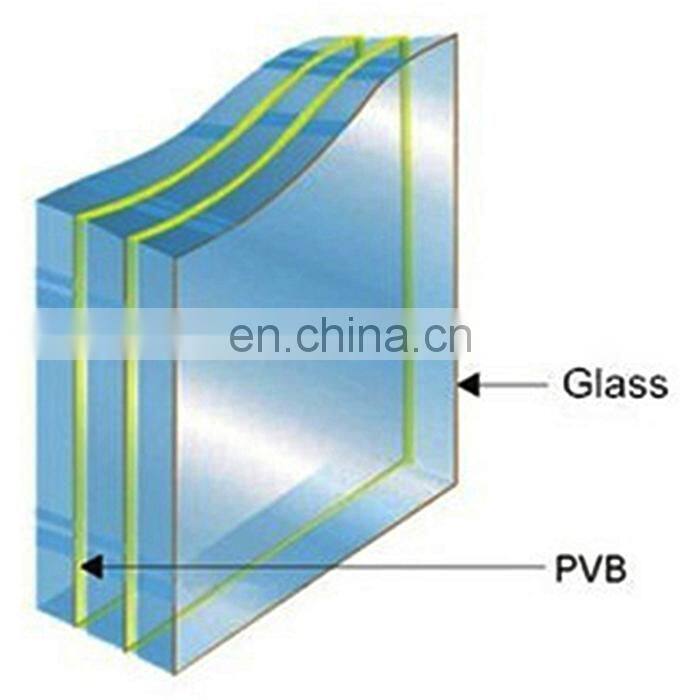 5+5mm tempered glass pool fencing PVB 10mm safety laminated glass fence