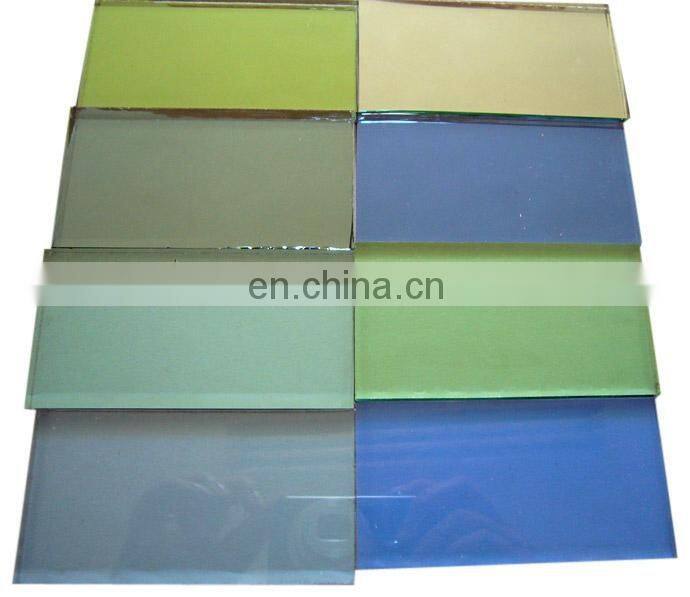 China factory 4mm 5mm solar cool bronze reflective window glass
