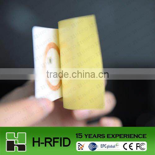 Passive rfid paper tag with self adhesive long range - 15 years experience accept Paypal