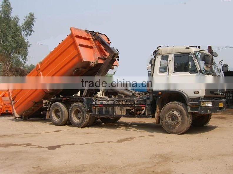 Dongfeng EQ5250G 6x4 hook lift garbage truck cx