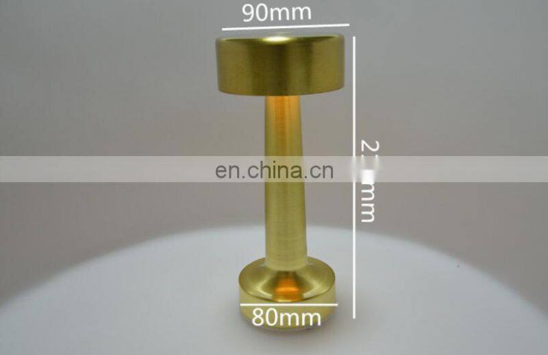 artificial intelligent aluminum decoration dimmable by touch wireless metal table modern lamps