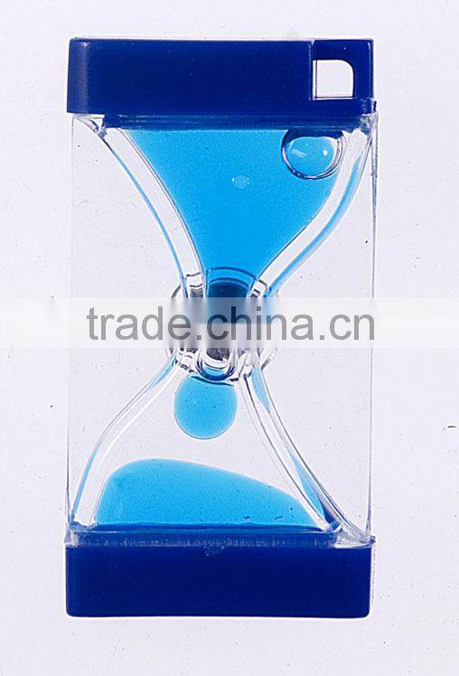 Mini Colorful Liquid Sand Timer Keychain, Custom Fridge Magnet