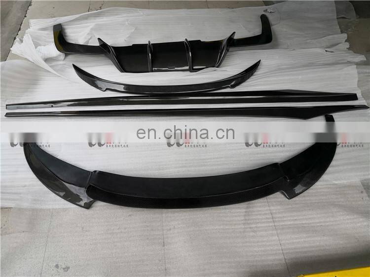 Super pefect CQCV style carbon fiber body kit for BMW M6 carbon fiber front lip rear lip side skirts and wing spoiler