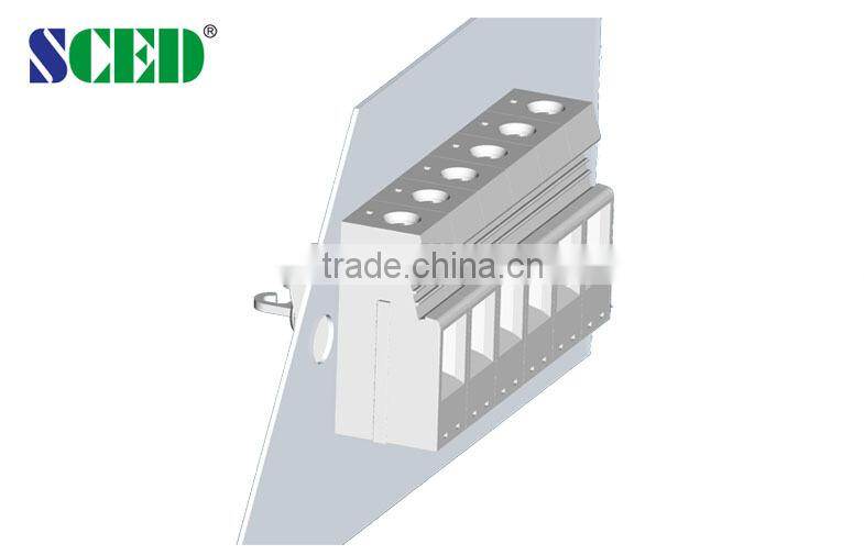 PCB Through Panel Terminal Blocks For Frequency Converters With 10.0mm Pitch