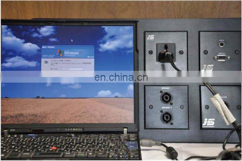 Sand blasting Rj45 Usb data wall face plate  mounted socket outlet