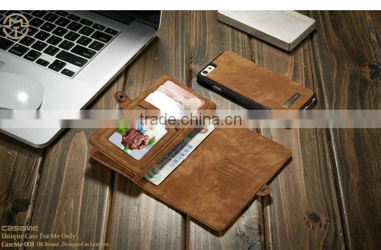 Wallet leather case for iphone 6, Multi-function case for iphone 6
