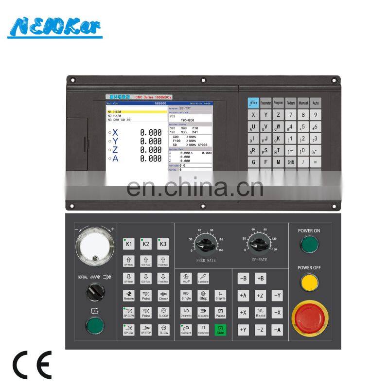 NEWKer CNC 4 axis milling controller with vmc