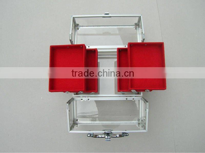 2013 new design acrylic carry case