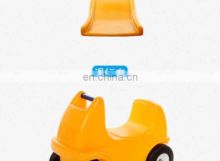 good quality Children cheap kindergarten plastic ride on toy cars track roller coaster three-stage scooter plastic car for baby