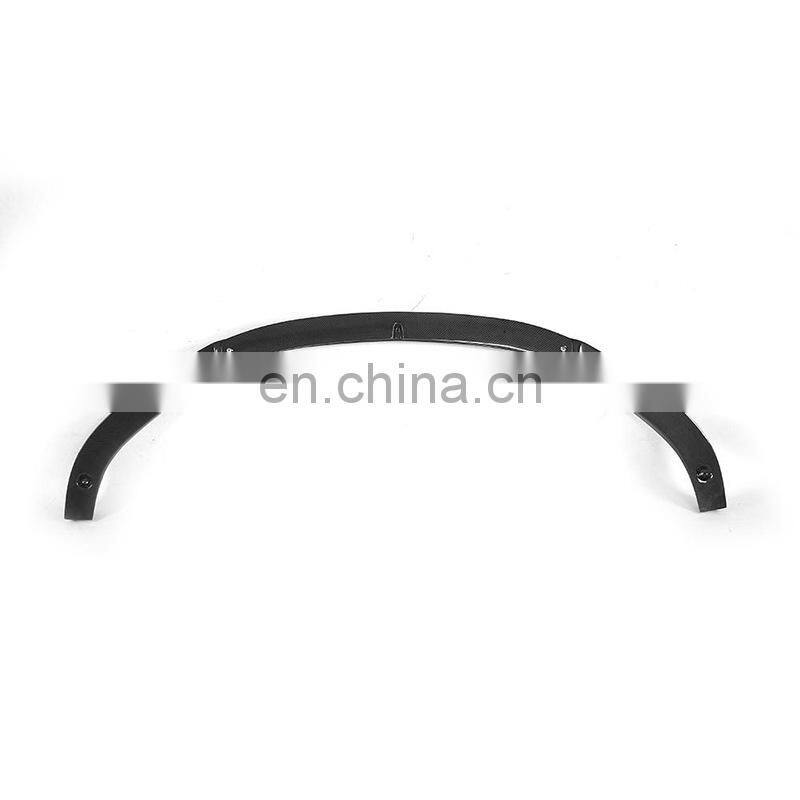 Runde Perfect Quality Front Spoiler For 16-20 Tesla Model S Body Kit Carbon Fiber Front Lip Shovel Chin Spoiler