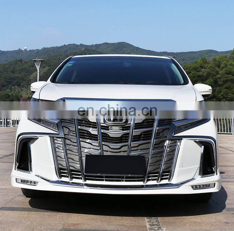 Runde Car Modification PP Material Spider Man Style Front Bumper Front Grille Suitable For 2015-2020 Honda Odyssey Body Kit