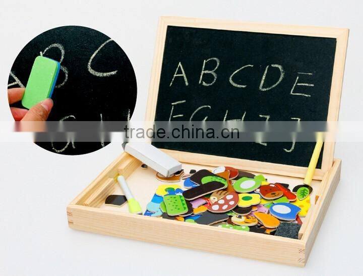 blackboard whiteboard educational game wood baby child toy kids wood easel table top easels wholesale small easels easel parts