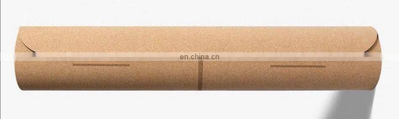 Fitness Natural Rubber Cork Yoga Mat PVC Yoga