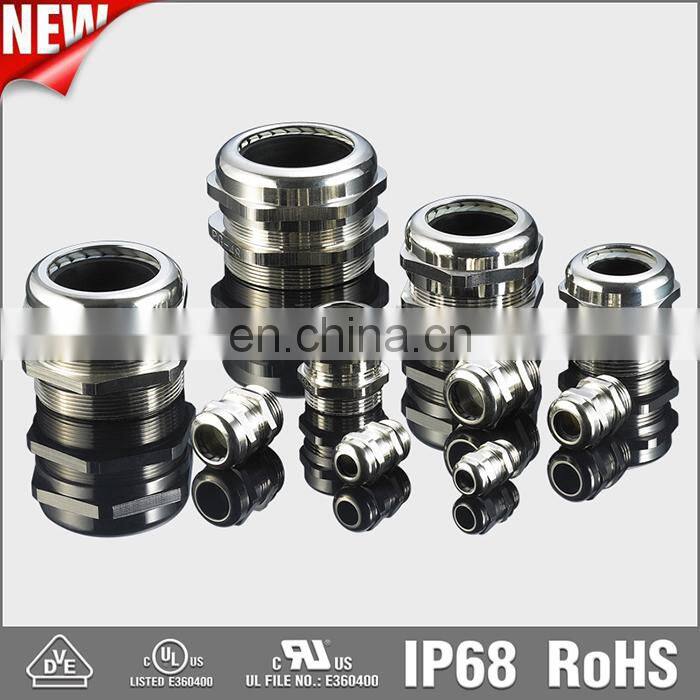 High Quality Quick Connector Electrical Nickel Plated Brass Cable Gland PG Type