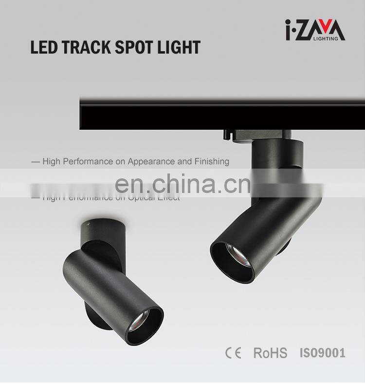 Hot Selling Black Color Aluminum Magnetic Rail Focus Light 12W Led Track Light