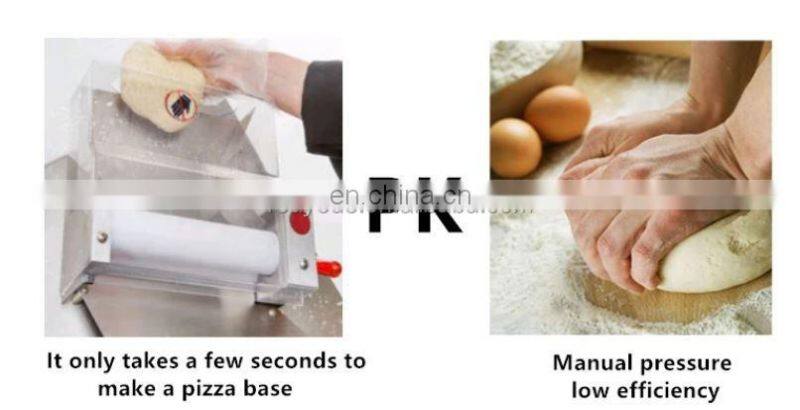 Electric pizza roller machine,electric pastry dough press machine,Pizza Dough