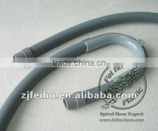 plastic flexible washing machine water outlet hose