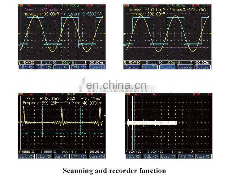 All-sun EM1230 Handheld Digital Storage Oscilloscope 25MHz 100M Sa/s Scope Meter with LED backlight stock in US